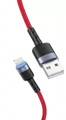 Tellur TLL155354 Lightning to USB 1.2m Red
