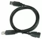 Cablexpert CCP-USB22-AMAF-3 USB to USB 2AM/AF 0.9m Black