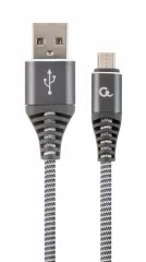 Cablexpert CC-USB2B-AMmBM-2M-WB2 USB to micro USB 2.0m Gray-White