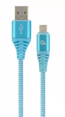 Cablexpert CC-USB2B-AMmBM-2M-VW USB to micro USB 2.0m Blue-White