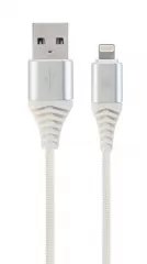 Cablexpert CC-USB2B-AMLM-2M-BW2 Lightning to USB 2m Silver-White