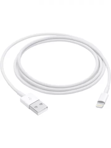 HELMET Lightning to USB 1m Basic White