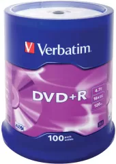 VERBATIM DataLifePlus AZO DVD+R 4.7GB 100pcs