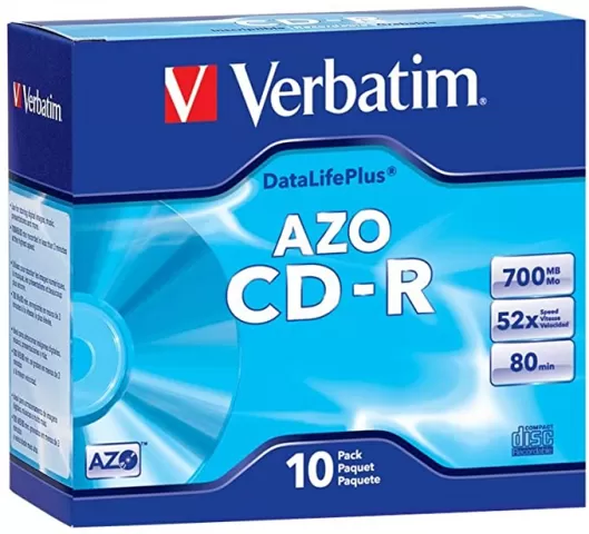 Verbatim DataLifePlus AZO CD-R 700MB 10pcs