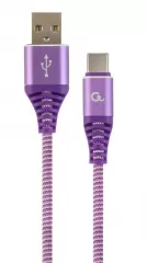 Cablexpert CC-USB2B-AMCM-2M-PW Purple/White