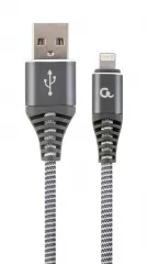 Cablexpert CC-USB2B-AMLM-2M-WB2 Spacegrey/White