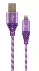 Cablexpert CC-USB2B-AMLM-2M-PW Purple/White