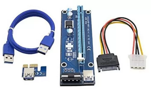 Gembird RC-PCIEX-04 PCI-E 1x To 16x USB3.0 Molex Power