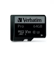 Verbatim Pro U3 Class 10 UHS-I SD adapter 64GB