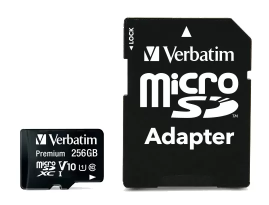 Verbatim Premium Class 10 UHS-I SD adapter 256GB