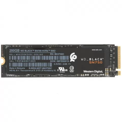Western Digital Black SN750 WDS250G3X0C 250GB