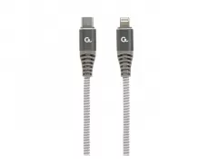 Cablexpert CC-USB2B-CM8PM-1.5M Type-C to Lightning 1.5m Silver-White