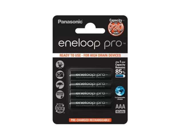 Panasonic Eneloop PRO AAA BK-4HCDE/4CP 930mAh 1.2V 4pcs