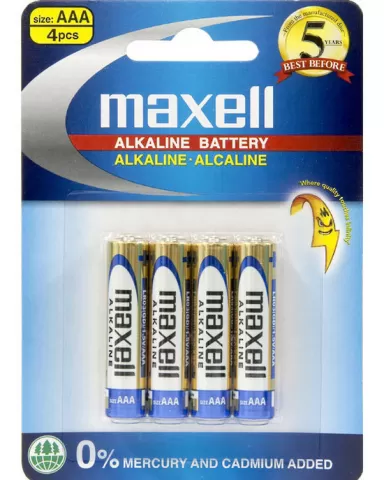 Maxell LR03/AAA 1.5V 4pcs MX_723671.04.CN
