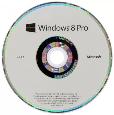 Microsoft Windows Pro 8 Win32 Eng Intl 1pk DSP OEI DVD (FQC-05919)
