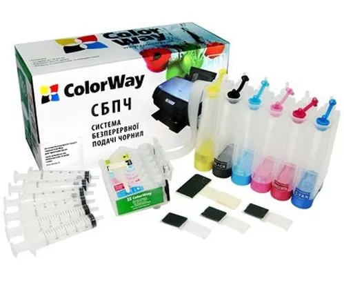 ColorWay for HP H-121 BK/C/M/Y