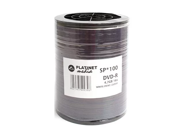 PLATINET DVD-R 4.7GB 100pcs Printable