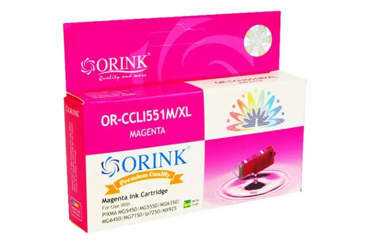 ORINK for Canon OR-CCLI551M/XL Magenta