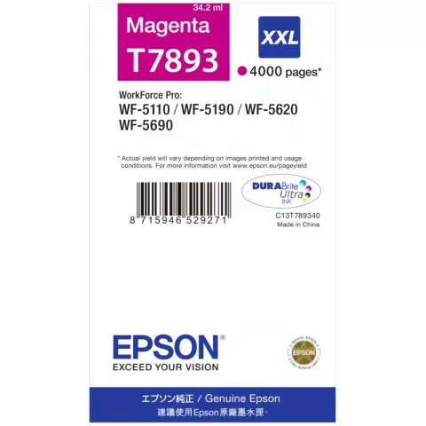 Epson T789340 MagentaWF-5xxx Series XXL Magenta