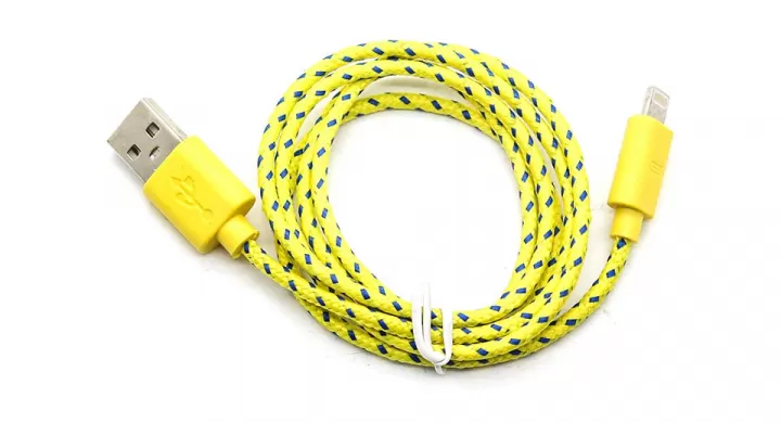 Omega OUFBIPCY Lightning to USB 1m Yellow