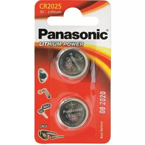 Panasonic CR2025 CR-2025EL/2B 3V 2pcs