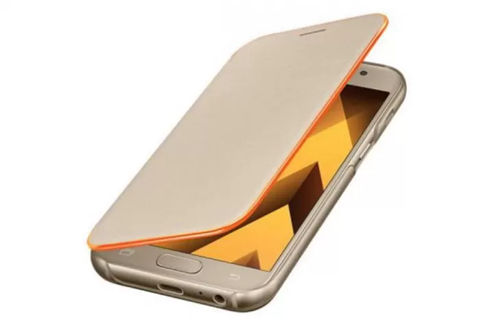 CoverX for Samsung A320 Flip Book Gold