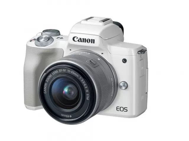DC Canon EOS M50 WH & EF-M 15-45 STM