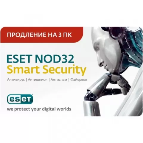 ESET NOD32-ESS-RN(CARD3) 1-1 СНГ Smart Security - продление лицензии на 1 год