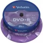VERBATIM DataLifePlus MATT SILVER DVD+R 4.7GB 25pcs
