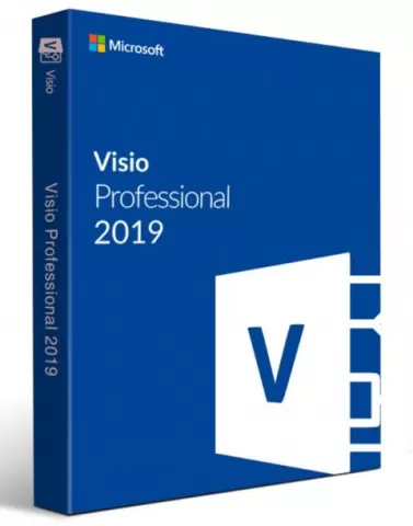 Microsoft Visio Pro 2019 32/64 Russian Central/Eastern Euro Only EM DVD (D87-07414)