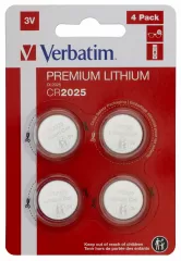 Verbatim Lithium CR2025 Blister-4 VER_49532