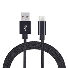 Micro-USB to USB 1.0m Xpower Nylon Black