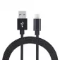 Micro-USB to USB 1.0m Xpower Nylon Black