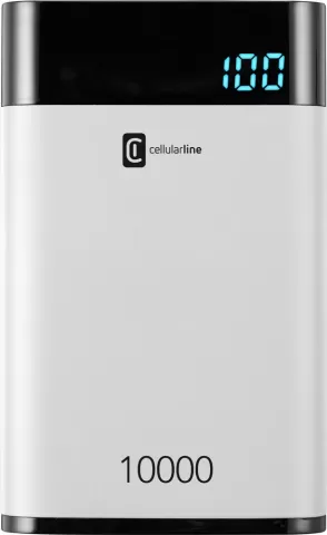 Cellularline QC HD Polimer 10000mAh White