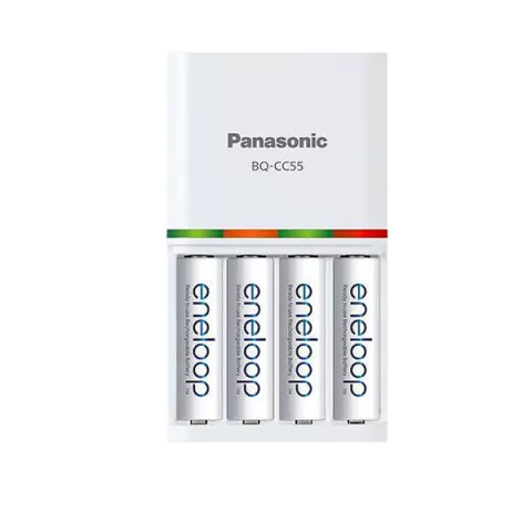 Panasonic BQ-CC55E Smart-Quick 4-pos AA/AAA