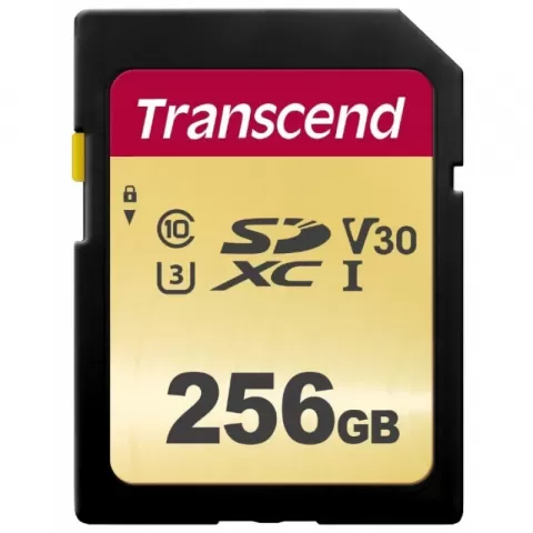 Transcend TS256GSDC500S Class 10 UHS-I U3 256GB