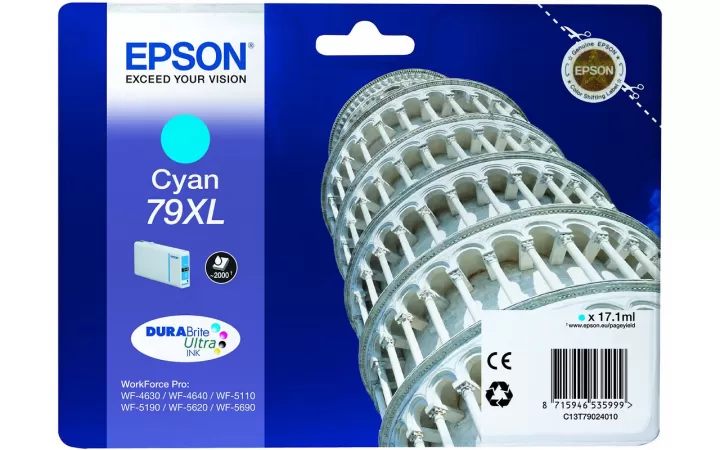 Epson T79024010 79XL DURABrite UltraInk Cyan