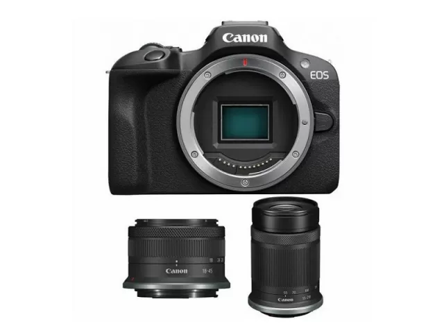 Canon EOS R100 + RF-S 18-45 f/4.5-6.3 IS STM +RF-S 55-210 f/5.0-7.1 6052C034