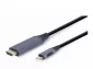 Gembird CC-HDMI4-W-1M Type-C to HDMI 1.8m Space Grey