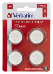 Verbatim Lithium CR2430 Blister-4 VER_49534