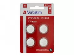 Verbatim Lithium 49533 CR2032 3V Blisterpack 4pcs