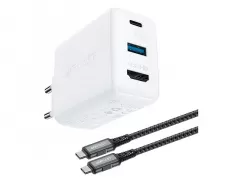 ACEFAST A17 PD65W + cable Type-C to Type-C White