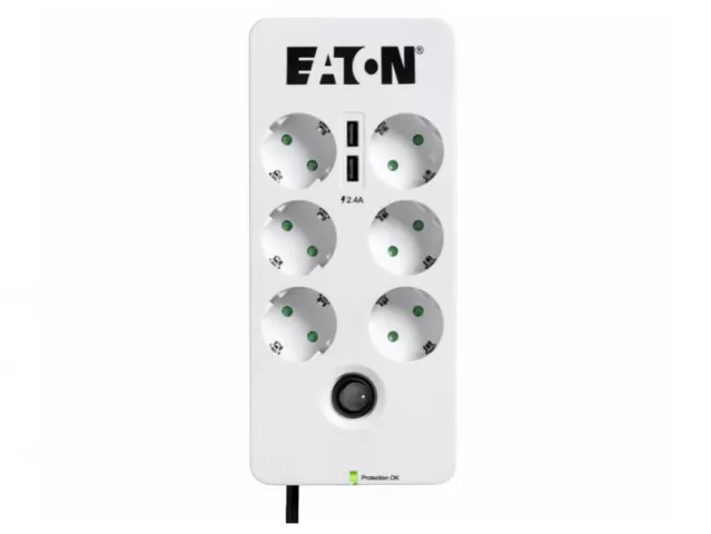 Eaton Protection Box 6 USB DIN 6 outlets