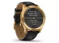 Garmin Vivomove Luxe 42mm Black and Gold Leather