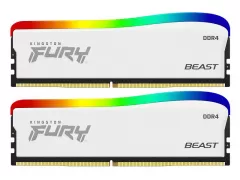 Kingston FURY Beast DDR4 32GB (Kit of 2x16GB) 3600MHz RGB Special Edition White