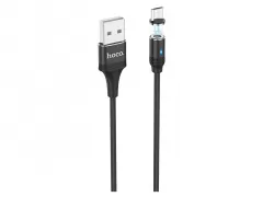 Hoco U76 Fresh Magnetic Micro USB 1.2m Black