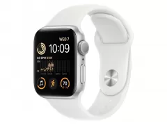 Apple Watch SE (2022) MNJV3 Silver Aluminium Sport Band / White