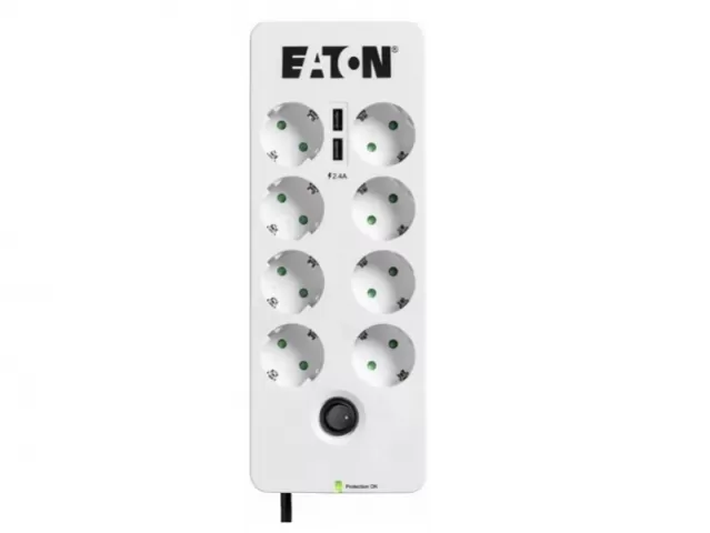 Eaton Protection Box 8 Tel USB DIN 8 outlets