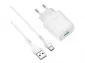 Charger Hoco C72Q Glorious QC3.0 charger set Type-C White