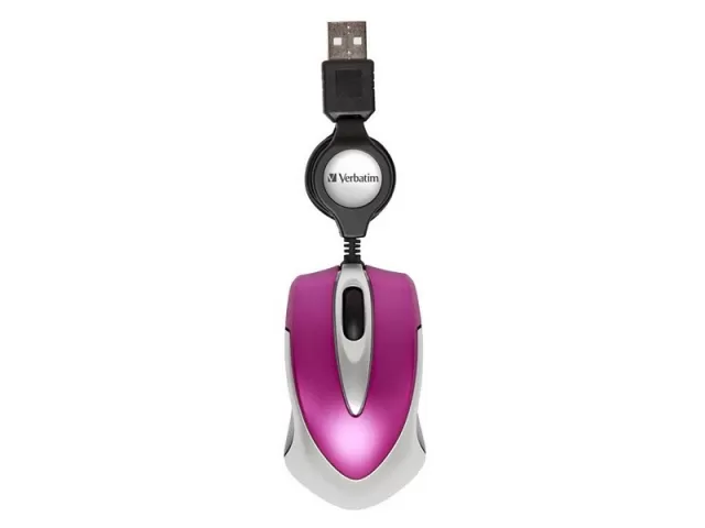 Verbatim Mouse GO mini Optical Travel 49021 Pink USB